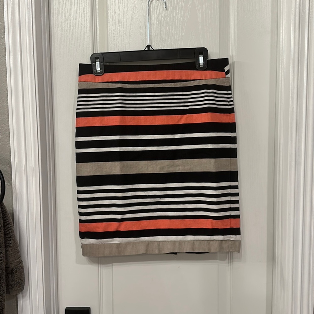 Banana republic short mini pencil skirt striped 6